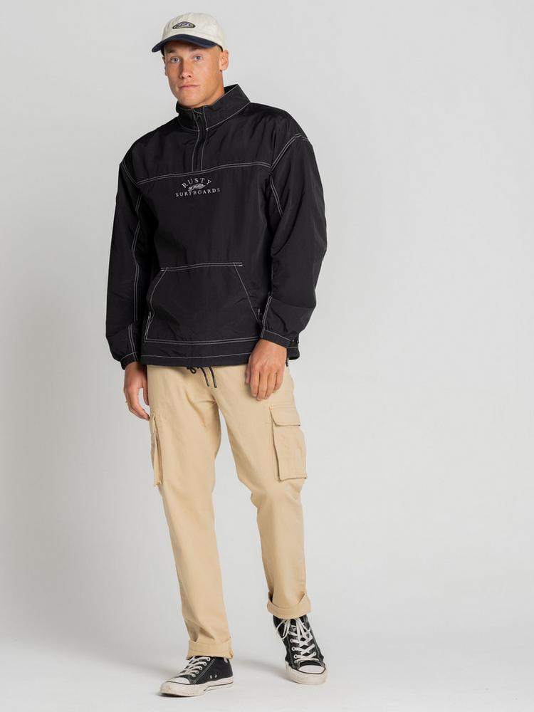 RUSTY RUSTY CORE DIVISION 1/4 ZIP JACKET Jacke Herren - Washed Black - 3 | SportScheck