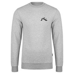 RUSTY ONE HIT WONDER CREW FLEECE Rundhalspullover Herren Grey Marle