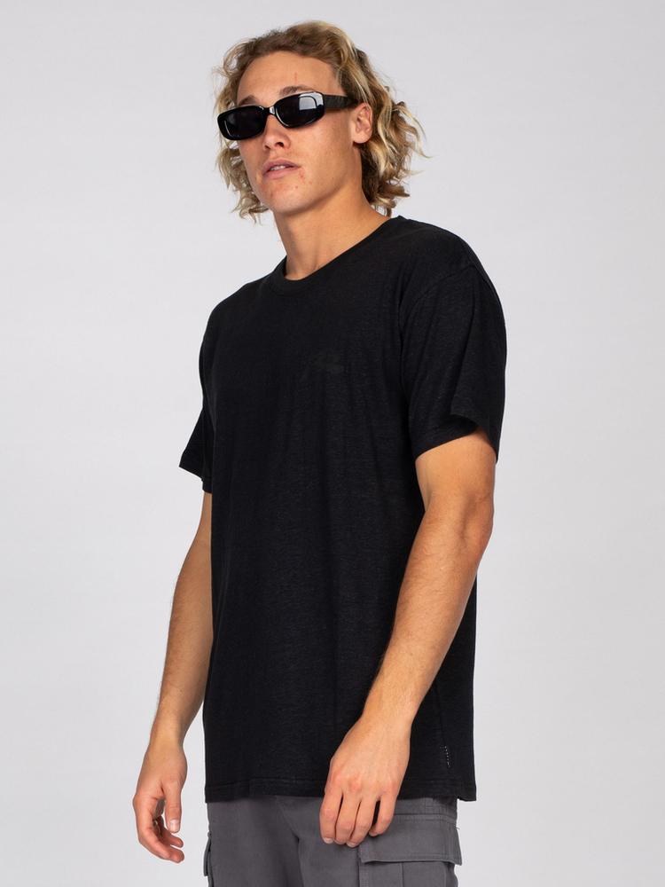 RUSTY RUSTY ONE HIT HEMP SHORT SLEEVE TEE T-Shirt Herren - Charcoal - 2 | SportScheck