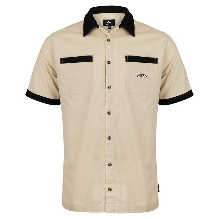 RUSTY RUSTY TRUCK STOP SHORT SLEEVE SHIRT Kurzarmhemd Herren - Pumice Stone - 0 | SportScheck