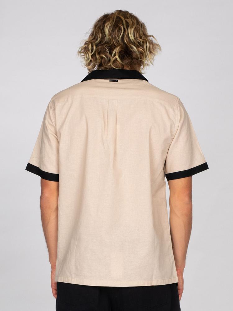 RUSTY RUSTY TRUCK STOP SHORT SLEEVE SHIRT Kurzarmhemd Herren - Pumice Stone - 1 | SportScheck