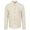 RUSTY OVERTONE LONG SLEEVE LINEN SHIRT Langarmhemd Herren - Ecru