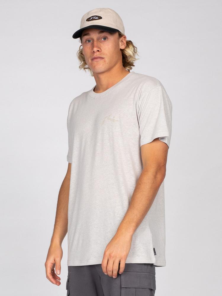RUSTY RUSTY ONE HIT HEMP SHORT SLEEVE TEE T-Shirt Herren - Oyster Gray - 2 | SportScheck