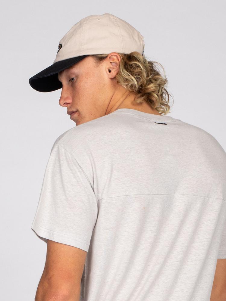 RUSTY RUSTY ONE HIT HEMP SHORT SLEEVE TEE T-Shirt Herren - Oyster Gray - 5 | SportScheck