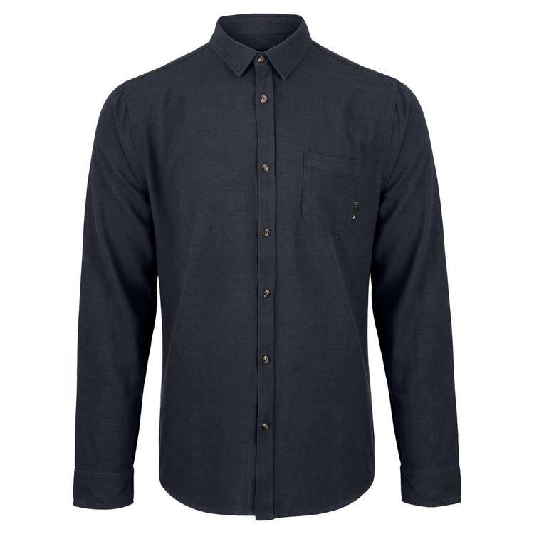 RUSTY RUSTY OVERTONE LONG SLEEVE LINEN SHIRT Langarmhemd Herren - Navy Blue - 0 | SportScheck