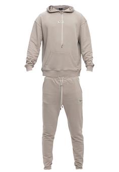Tom Barron mit Hoodie Jumpsuit Herren BRAUN