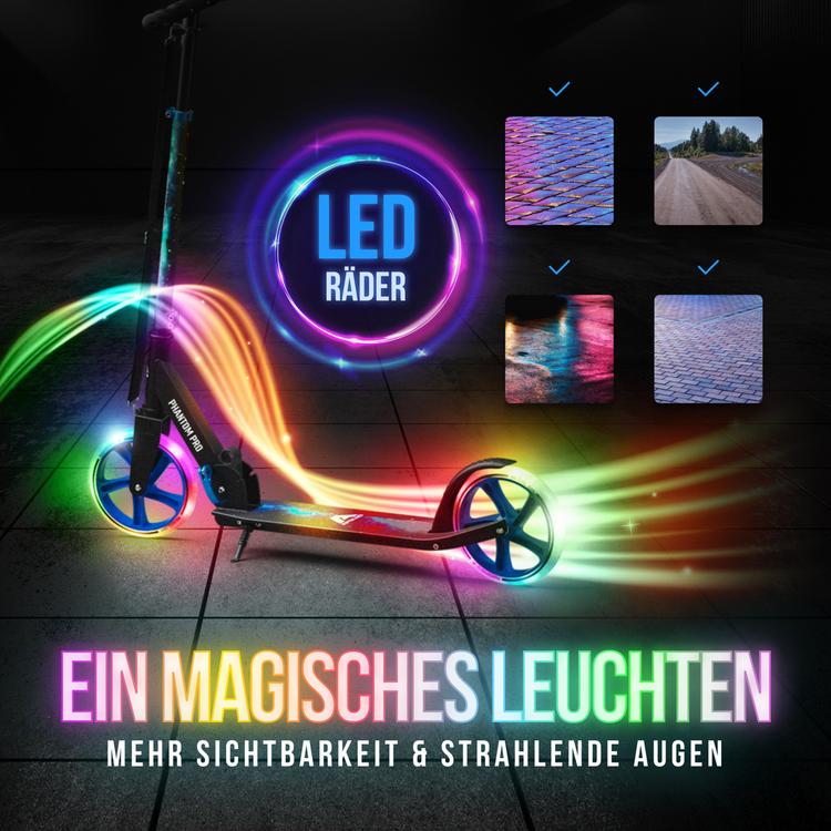 Apollo Apollo Phantom Pro LED Universe Scooter - universe-blau - 2 | SportScheck