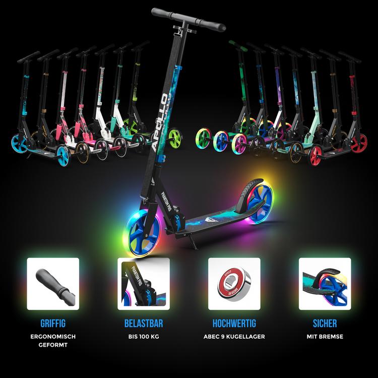 Apollo Apollo Phantom Pro LED Universe Scooter - universe-blau - 5 | SportScheck