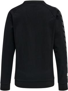 Rückansicht von hummel hmlMOVE GRID COT. SWEATSHIRT WOMAN Sweatshirt Damen BLACK