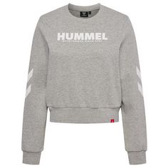 hummel hmlLEGACY WOMAN SWEATSHIRT Sweatshirt Damen GREY MELANGE