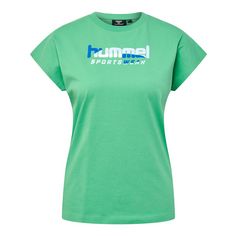 hummel hmlLGC JASIRA T-SHIRT T-Shirt Damen GREEN SPRUCE