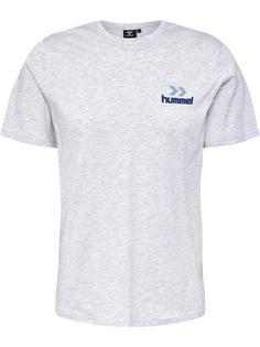 hummel hmlLGC ROWAN T-SHIRT T-Shirt Herren GREY MELANGE/BLUE NIGHTS