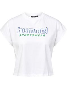 hummel hmlLGC JUNE CROPPED T-SHIRT T-Shirt Damen WHITE