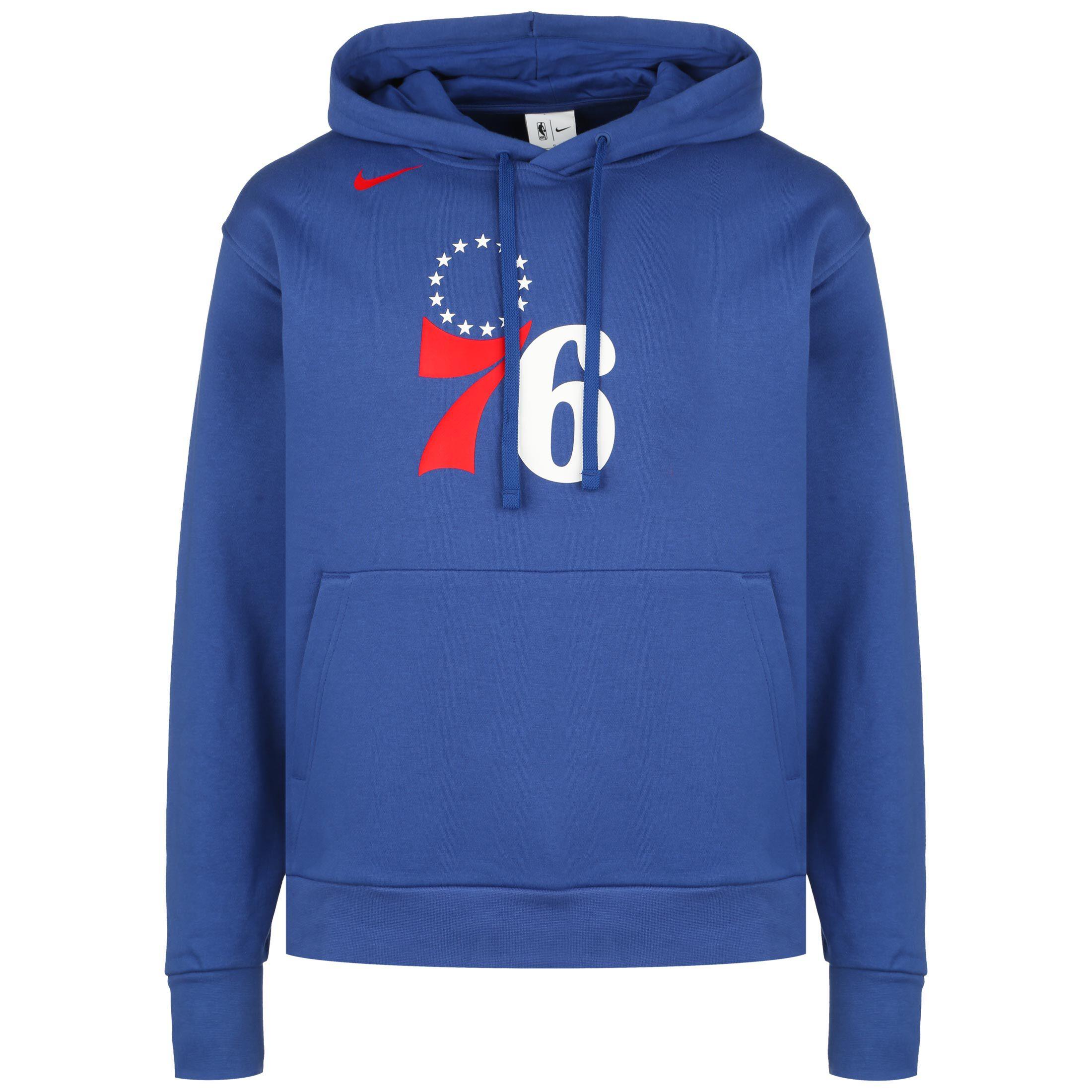 Nike NBA Philadelphia 76ers Essential Hoodie Herren Dunkelblau / Rot Im ...