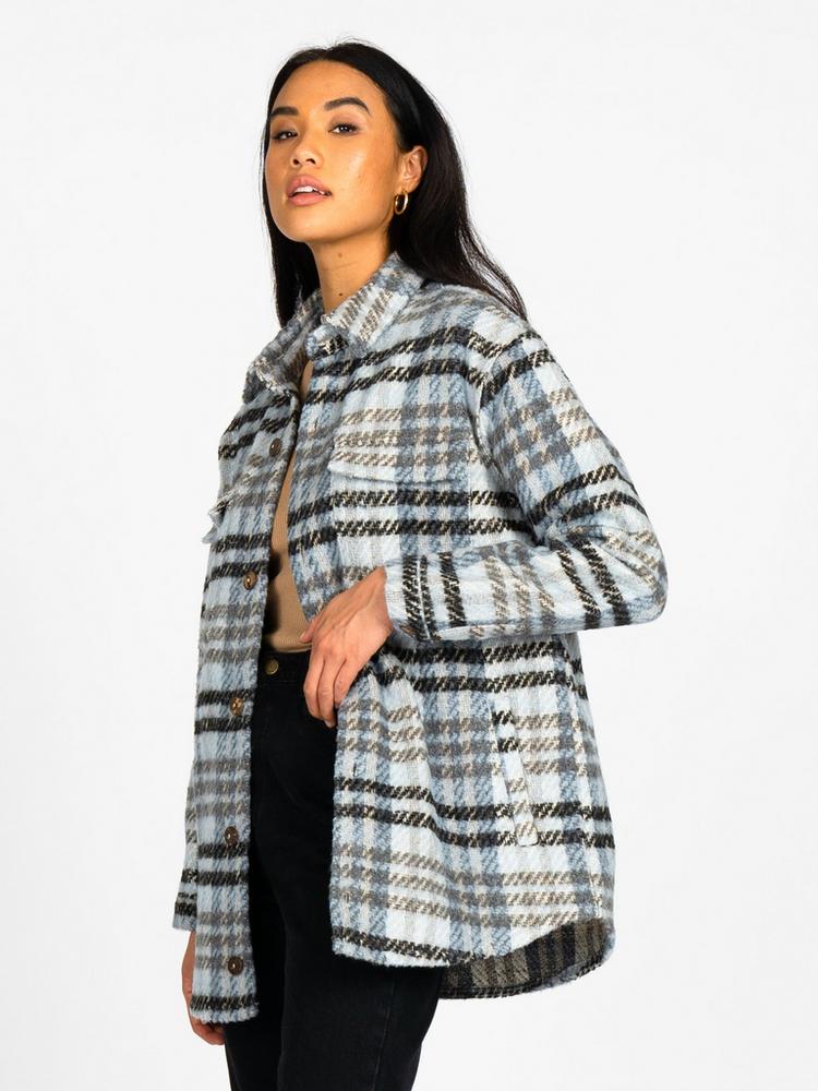 RUSTY RUSTY NICOLA OVERSHIRT JACKET Jacke Damen - Silver Grey - 3 | SportScheck