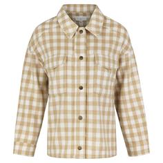 RUSTY CHECKED OUT OVERSIZED SHIRT Oversize Shirt Damen Light Fennel