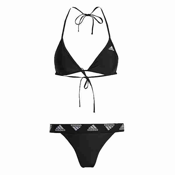 adidas Triangel-Bikini Bikini Set Damen Black / White