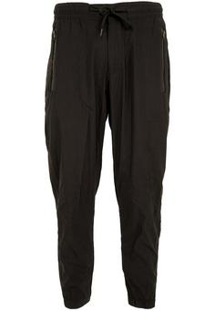 Tom Barron mit elastischen Bündchen Freizeithose Herren black