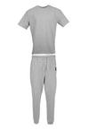 Tom Barron aus Oversize-Shirt und Jogginghose Trainingsanzug Herren - grey
