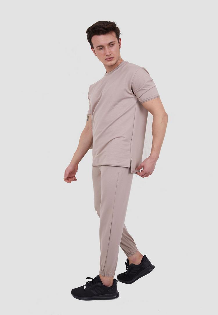 Tom Barron Tom Barron aus Oversize-Shirt und Jogginghose Trainingsanzug Herren - BROWN - 3 | SportScheck