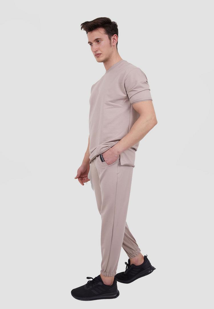 Tom Barron Tom Barron aus Oversize-Shirt und Jogginghose Trainingsanzug Herren - BROWN - 4 | SportScheck