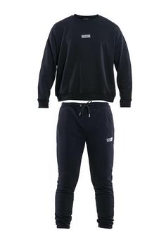 Tom Barron mit Rundhals Jumpsuit Herren BLACK
