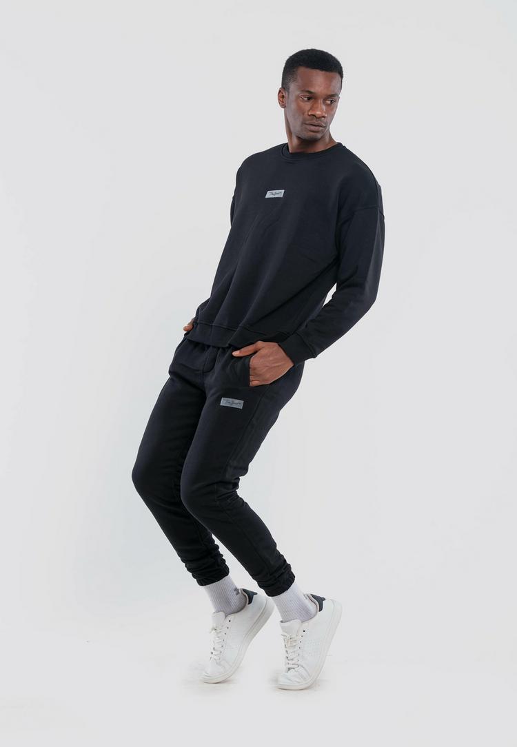 Tom Barron Tom Barron mit Rundhals Jumpsuit Herren - black - 4 | SportScheck