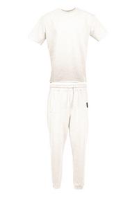 Tom Barron aus Oversize-Shirt und Jogginghose Trainingsanzug Herren - WHITE