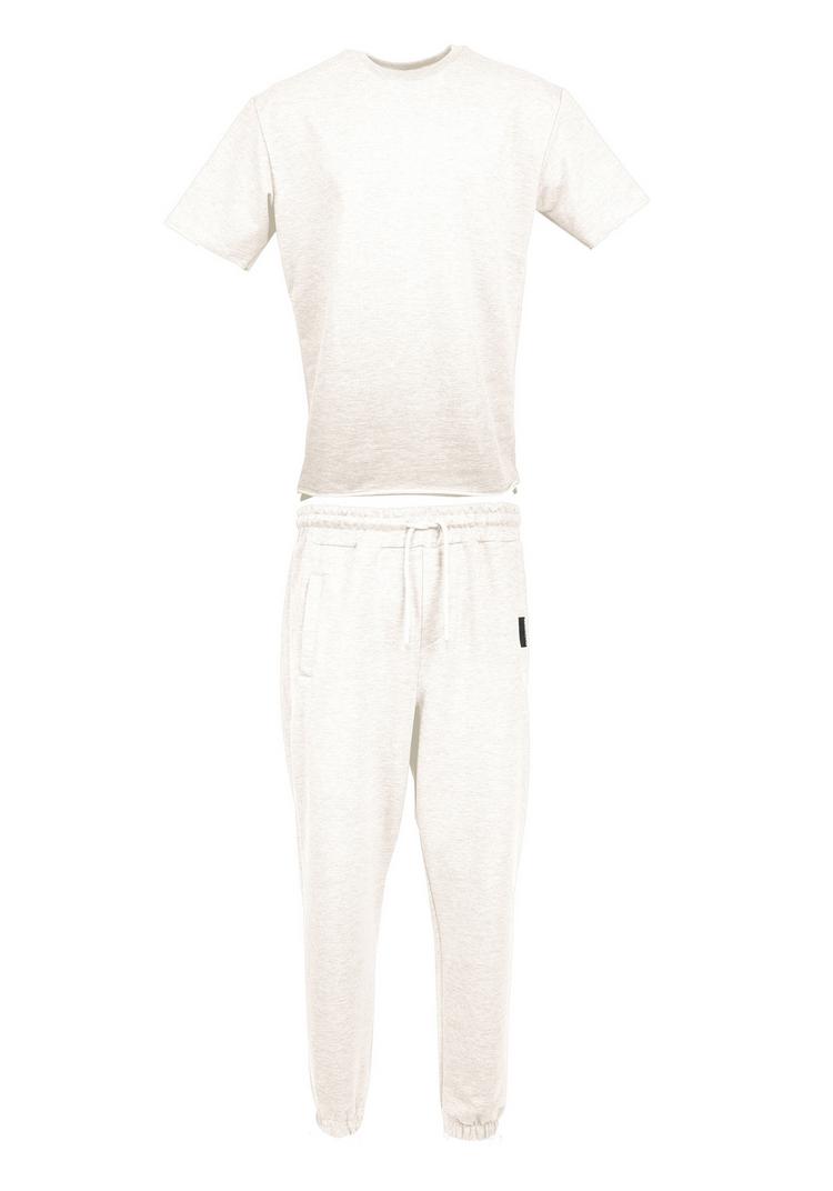 Tom Barron Tom Barron aus Oversize-Shirt und Jogginghose Trainingsanzug Herren - WHITE - 0 | SportScheck