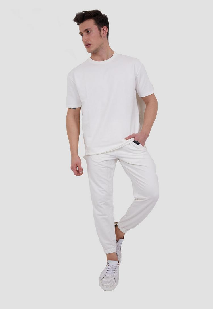 Tom Barron Tom Barron aus Oversize-Shirt und Jogginghose Trainingsanzug Herren - WHITE - 7 | SportScheck