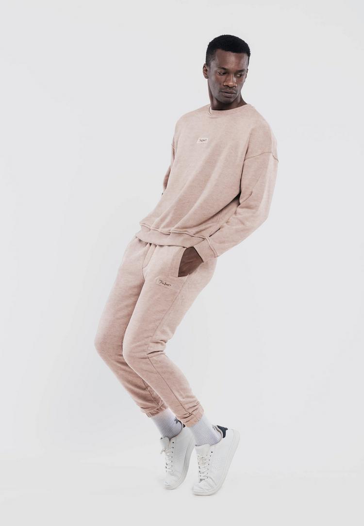 Tom Barron Tom Barron mit Rundhals Jumpsuit Herren - CAPUCCINO - 3 | SportScheck