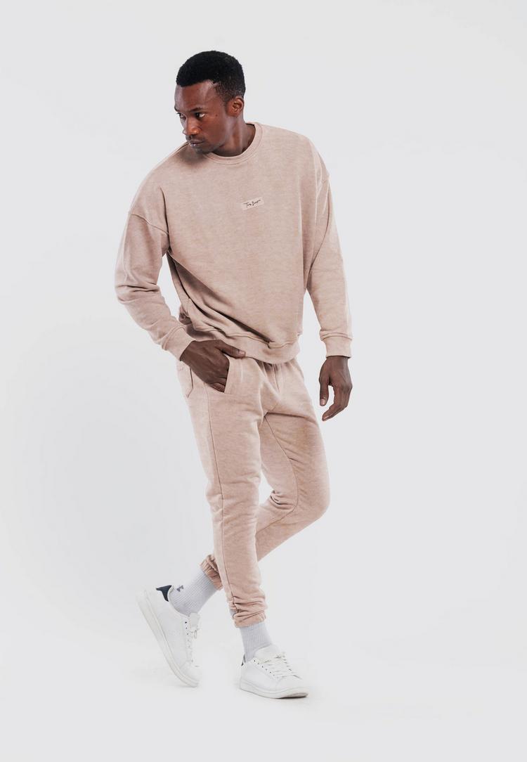 Tom Barron Tom Barron mit Rundhals Jumpsuit Herren - CAPUCCINO - 4 | SportScheck