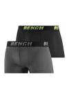 Bench Funktionsboxer Funktionsunterhose Herren - grau - schwarz