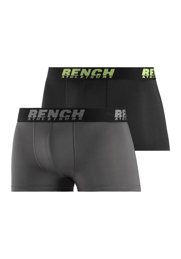 Bench Bench Funktionsboxer Funktionsunterhose Herren - grau - schwarz - 0 | SportScheck