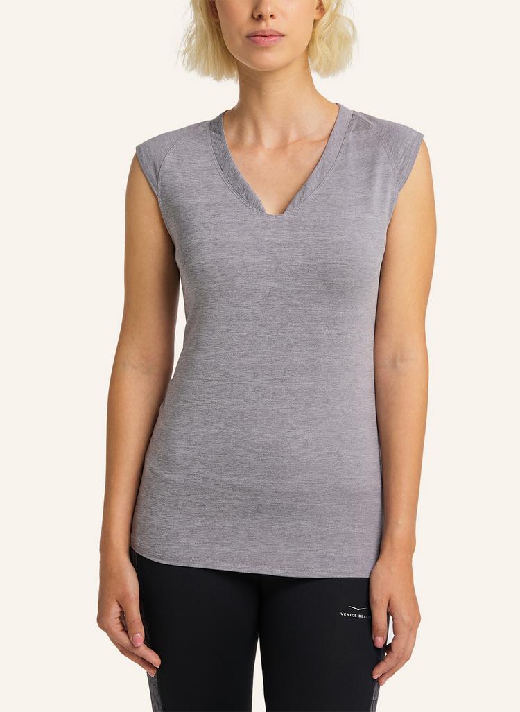 VENICE BEACH VENICE BEACH VB Eleamee T-Shirt Damen - coal B melange - 5 | SportScheck