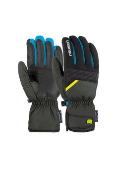 Reusch Bradley Skihandschuhe dark granite-safety yellow