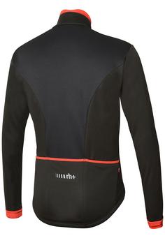 Rückansicht von RH+ Logo II Jacket Fahrradjacke Herren black/red code