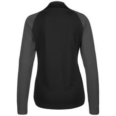 Rückansicht von Nike Academy Pro Langarmshirt Damen schwarz / anthrazit