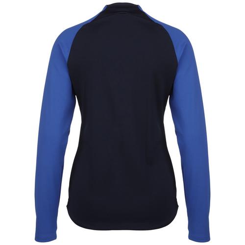 Rückansicht von Nike Academy Pro Langarmshirt Damen schwarz / blau