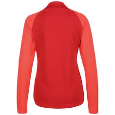 Rückansicht von Nike Academy Pro Langarmshirt Damen rot / lachs