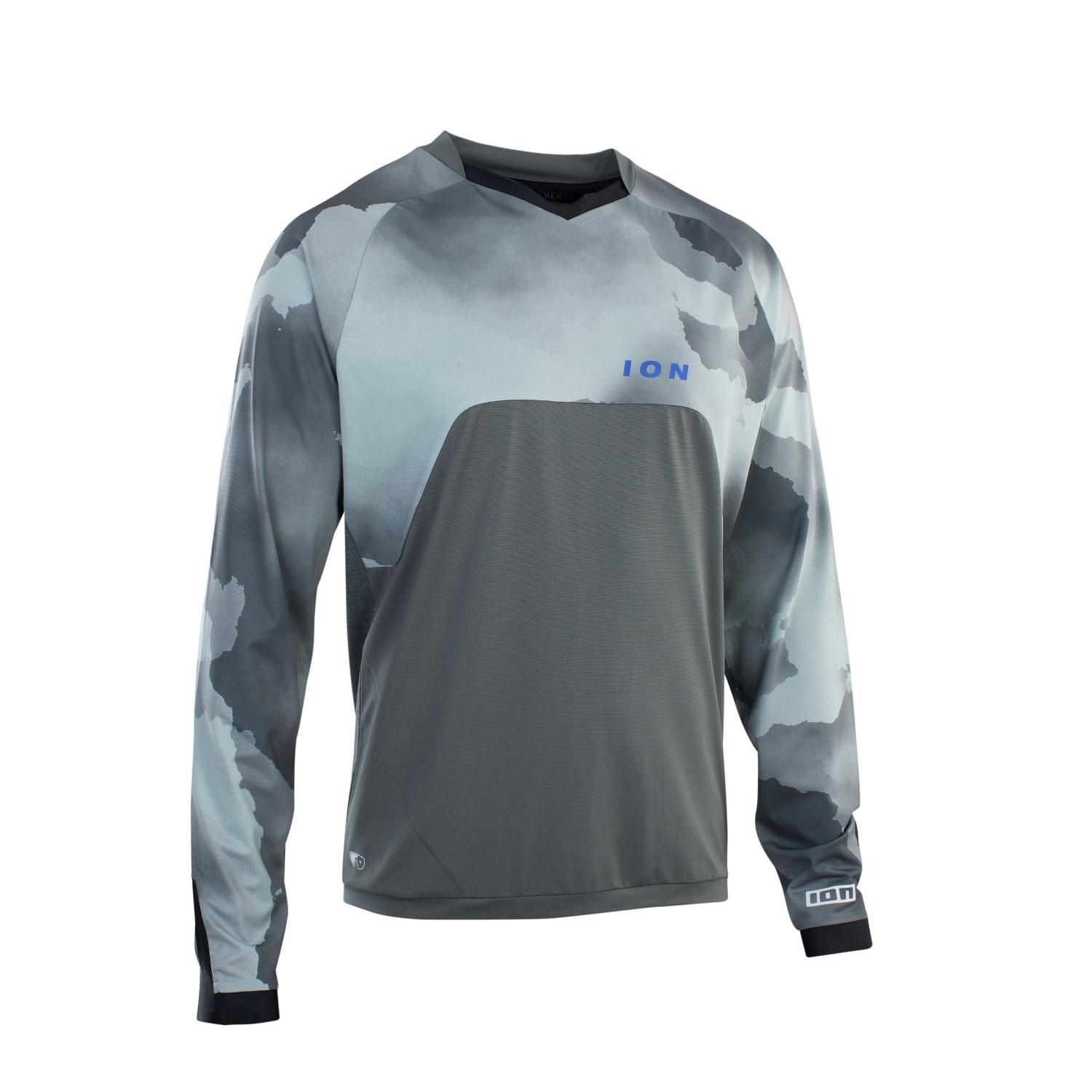 ION Textil Traze Amp LS AFT Fahrradtrikot Herren thunder grey