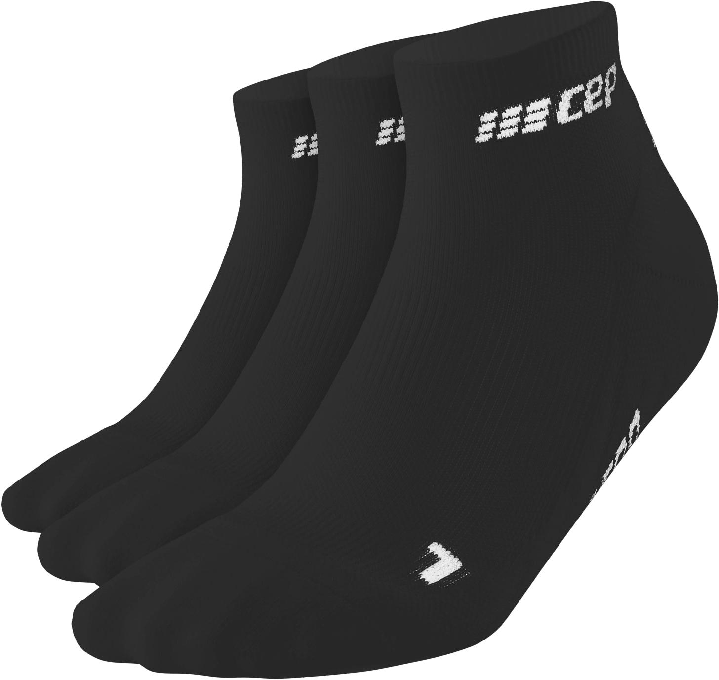 CEP 3er-Pack Socken Low Cut Women Laufsocken Damen black