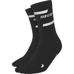 CEP 2er-Pack Socken Mid Cut Men Laufsocken Herren black