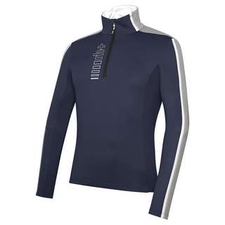 RH+ Zero Full Zip Jersey Layerlangarmshirt Herren absolute blue/cloud grey/white