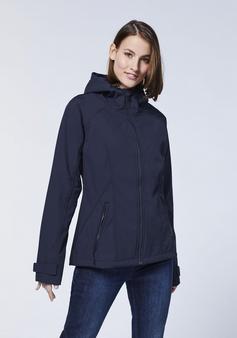 Rückansicht von Chiemsee Softshell-Jacke Softshelljacke Damen Dark Blue/Black