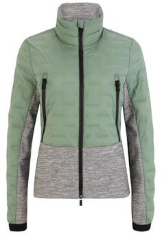 RH+ 5 Elements Hybrid Bomber Funktionsjacke Damen ivy green-medium grey melange