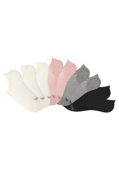 Bench Sneakersocken Freizeitsocken ecru grau rosa schwarz
