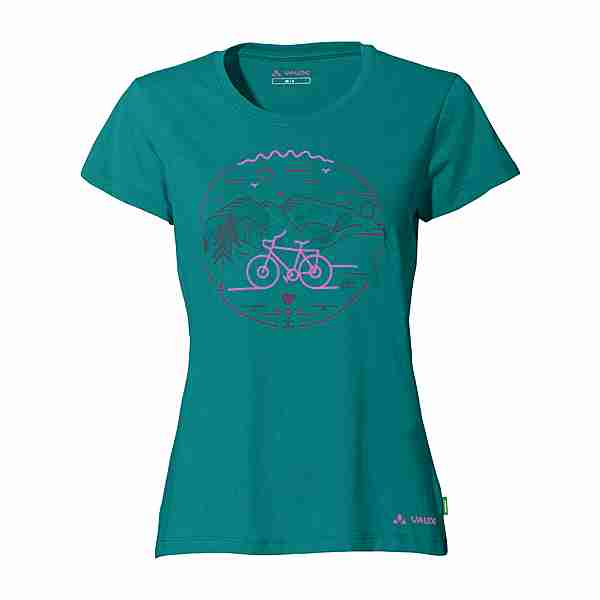 VAUDE Women's Cyclist T-Shirt V T-Shirt Damen wave