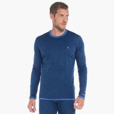 Rückansicht von Schöffel Ski Merino Sport Shirt 1/1 Arm Funktionsshirt Herren mazarine blue