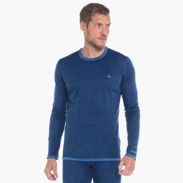 Sch&ouml;ffel Sch&ouml;ffel Ski Merino Sport Shirt 1/1 Arm M Funktionsshirt Herren - mazarine blue - 0 | SportScheck